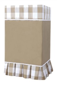 Design Safe Cover Cover Home Shelf Cover Cover Checkered Fabric Bookshelf Dust Cover Audio Cover Cover SPS002 detail view-18